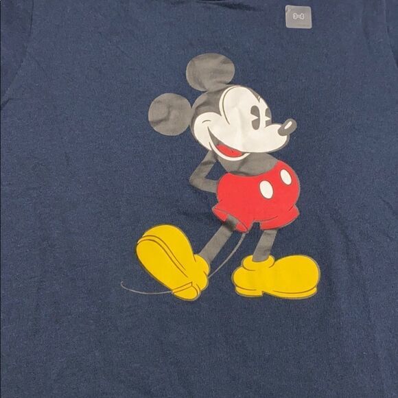 Disney Mickey Mouse Tee Shirt - Navy - UNIQLO - Picture 2 of 3